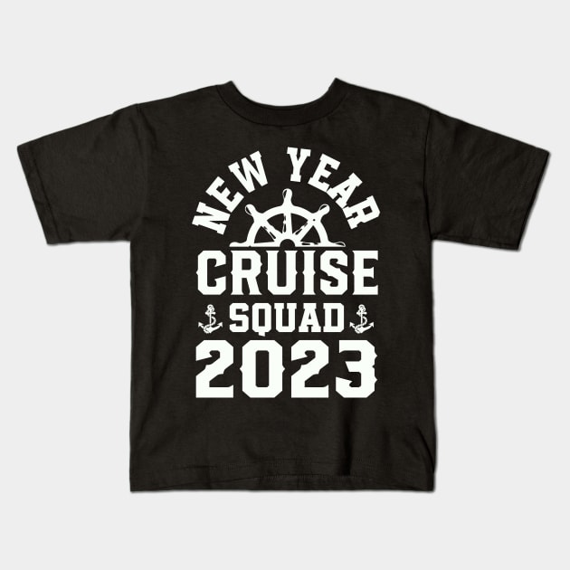 Set course for 2023 Kids T-Shirt by GrafDot